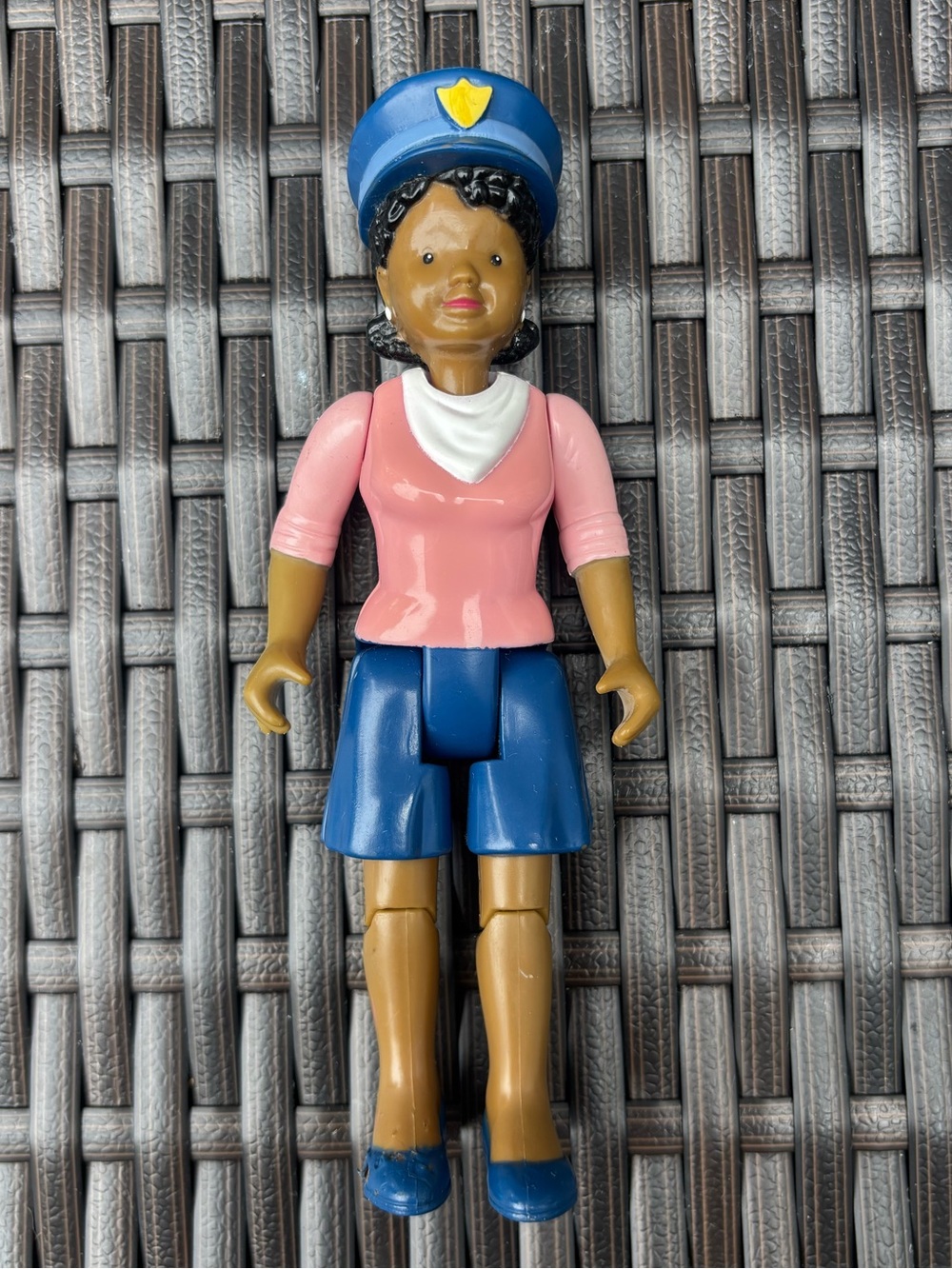 Vintage Fisher Price Loving Family African American Postal Worker 1993